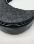 Coach Black Signature Coated Canvas Mira Shoulder Bag CQ764