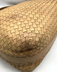 Bottega Veneta Pinecone Woven Leather Hop Hobo Bag