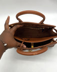 Salvatore Ferragamo The New Studio Brown Leather Shoulder Bag