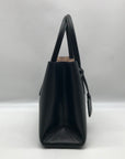 Kate Spade Black Pebbled Leather Small Eva Top Zip Satchel Bag