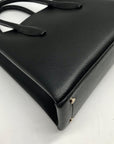 Kate Spade Black Pebbled Leather Small Eva Top Zip Satchel Bag