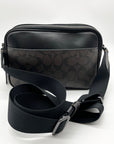 Coach Brown Signature Coated Canvas Graham Crossbody Bag C9965