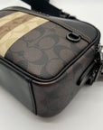 Coach Brown Signature Coated Canvas Graham Crossbody Bag C9965