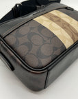 Coach Brown Signature Coated Canvas Graham Crossbody Bag C9965