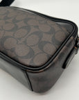 Coach Brown Signature Coated Canvas Graham Crossbody Bag C9965