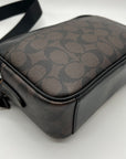 Coach Brown Signature Coated Canvas Graham Crossbody Bag C9965
