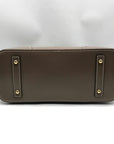 Dooney & Bourke Taupe Leather Selleria Tote Bag