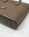 Dooney & Bourke Taupe Leather Selleria Tote Bag