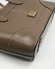 Dooney & Bourke Taupe Leather Selleria Tote Bag
