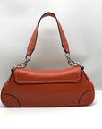 Unbranded Orange Faux Leather Shoulder Bag