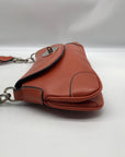 Unbranded Orange Faux Leather Shoulder Bag