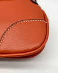Unbranded Orange Faux Leather Shoulder Bag