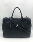 Kate Spade Black Pebbled Leather Leighann Mulberry Street Convertible Satchel