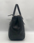 Kate Spade Black Pebbled Leather Leighann Mulberry Street Convertible Satchel