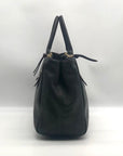 Kate Spade Black Pebbled Leather Leighann Mulberry Street Convertible Satchel