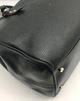 Kate Spade Black Pebbled Leather Leighann Mulberry Street Convertible Satchel