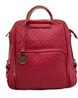 MKF Red Signature Backpack Bag