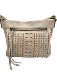 The Sak Off-White Pebbled Leather Sanibel Crossbody Bag