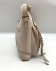 The Sak Off-White Pebbled Leather Sanibel Crossbody Bag