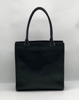 Kate Spade Black Pebbled Leather Lynne Bubbles Perforated Perri Lane Tote Bag