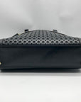 Kate Spade Black Pebbled Leather Lynne Bubbles Perforated Perri Lane Tote Bag