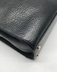 Kate Spade Black Pebbled Leather Lynne Bubbles Perforated Perri Lane Tote Bag