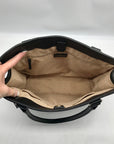 Kate Spade Black Pebbled Leather Lynne Bubbles Perforated Perri Lane Tote Bag