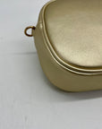 Sam Edelman Gold Faux Leather Tote Bag