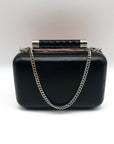 Diane von Furstenberg Bright Coral Small Crystal Embellished Convertible Clutch