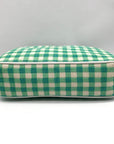WKND WYFR Green Gingham Fabric August Crossbody Bag