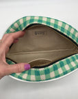 WKND WYFR Green Gingham Fabric August Crossbody Bag