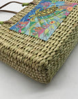 Sun & Sand Tan Woven Straw Tote Bag