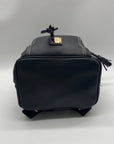 Dooney & Bourke Black Pebbled Leather Murphy Backpack