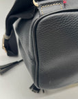 Dooney & Bourke Black Pebbled Leather Murphy Backpack