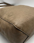 Joy Susan Taupe Vegan Leather Large Tote Bag
