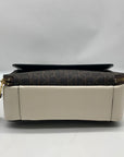 Calvin Klein Multicolor Faux Leather Signature Flap Millie Shoulder Bag