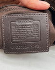 Coach Beige And Brown Signature Canvas Hobo Shoulder Bag