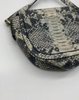Henri Bendel Genuine Leather Snakeskin Crossbody Bag