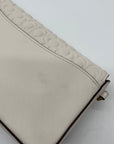 Coach Ivory Embossed Leather Dinky Crossbody Bag 30427