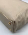 Carmen Steffens Beige Multipocket Tote Bag