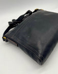 Fossil Black Leather Vintage Crossbody Bag
