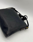 Fossil Black Leather Vintage Crossbody Bag