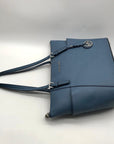 Michael Kors Light Blue Saffiano Leather Tote Bag