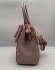 Like Dreams Pink Leather Bowtie Crossbody Bag