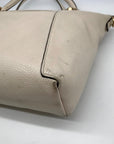 Coach Chalk Pebbled Leather Kacey Convertible Satchel C6229