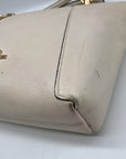 Coach Chalk Pebbled Leather Kacey Convertible Satchel C6229