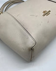 Coach Chalk Pebbled Leather Kacey Convertible Satchel C6229