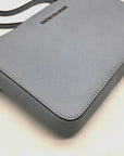 Michael Kors Jet Set Sky Blue East West Saffiano Leather Crossbody