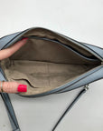 Michael Kors Jet Set Sky Blue East West Saffiano Leather Crossbody
