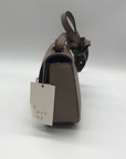 A New Day Soft Taupe Faux Leather Reversible Shoulder Bag